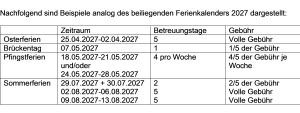 Ferienkalender